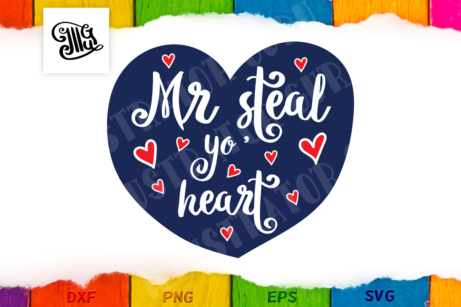 Download Mr steal yo' heart svg for little boy Valentine's Day ...