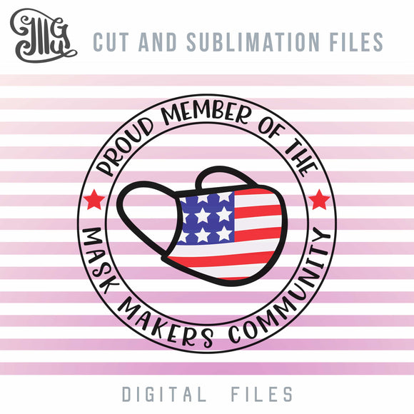 Download Mask Makers With American Flag Svg Cut Files Shirt Svg For Mask Maker Illustrator Guru