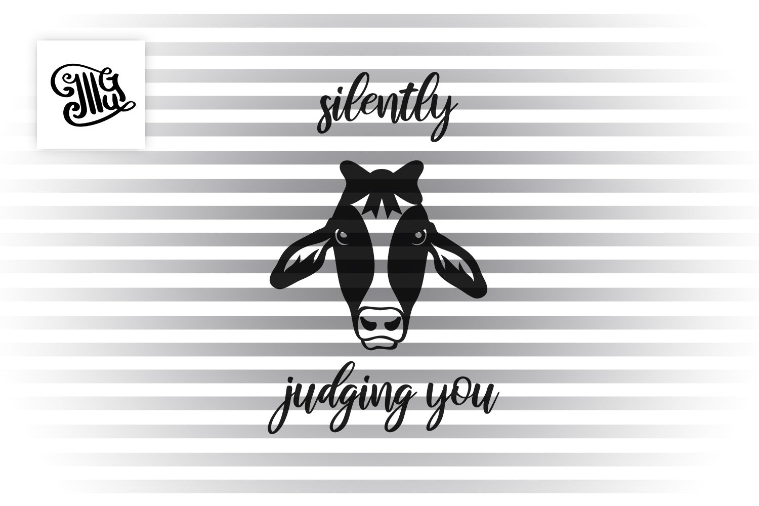 Silently Judging You Svg Heifer Svg Baby Heifer Face Svg Heifer Hea Illustrator Guru