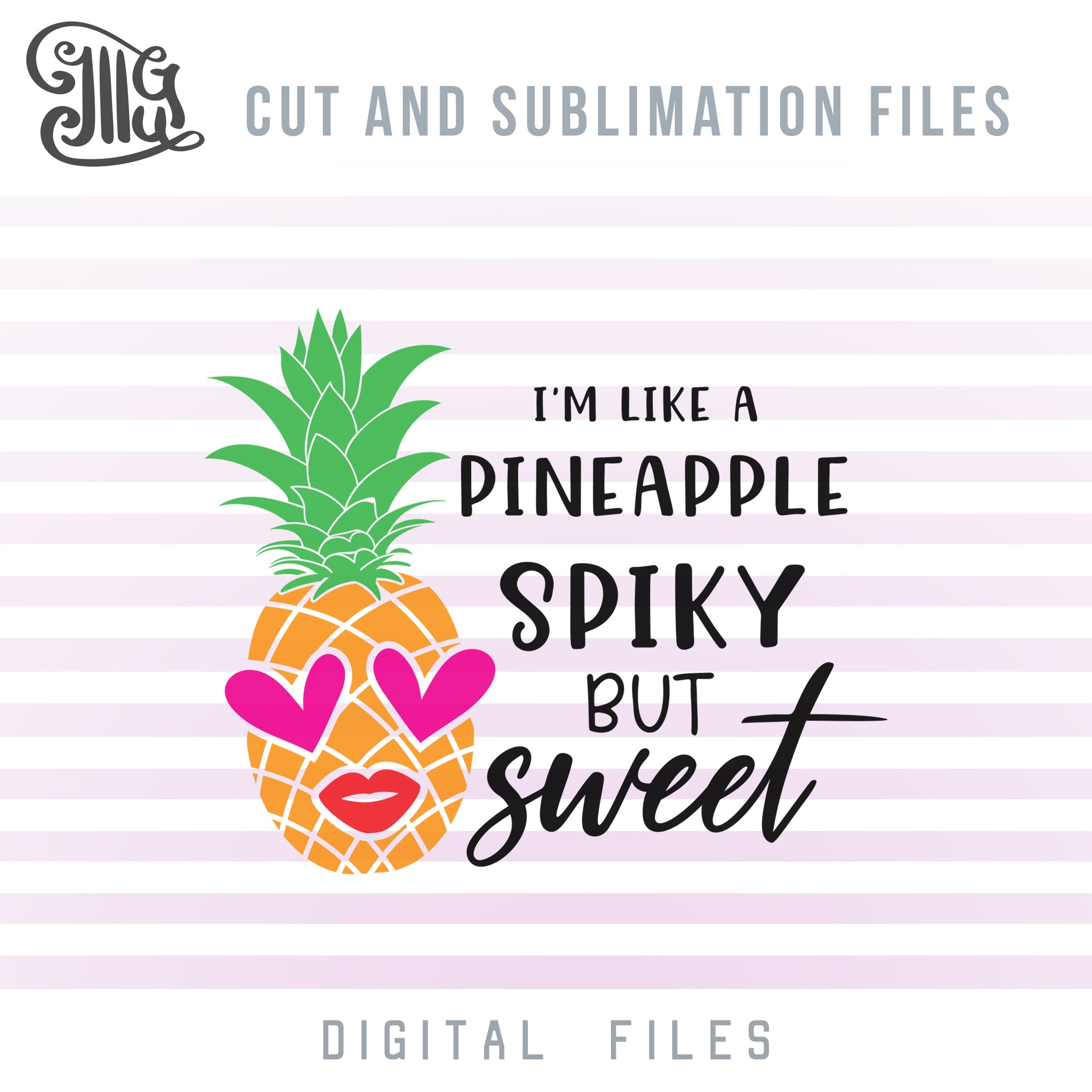 Download Cute Pineapple Svg Pineapple Quote Svg Pineapple With Sunglasses Svg Illustrator Guru