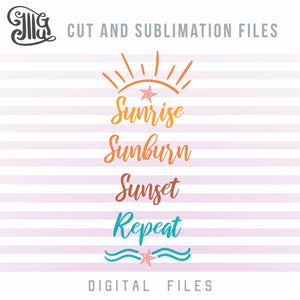 Download Summer Sayings Svg Cut Files Sun Svg Sunrise Svg Sunset Svg Beach Illustrator Guru