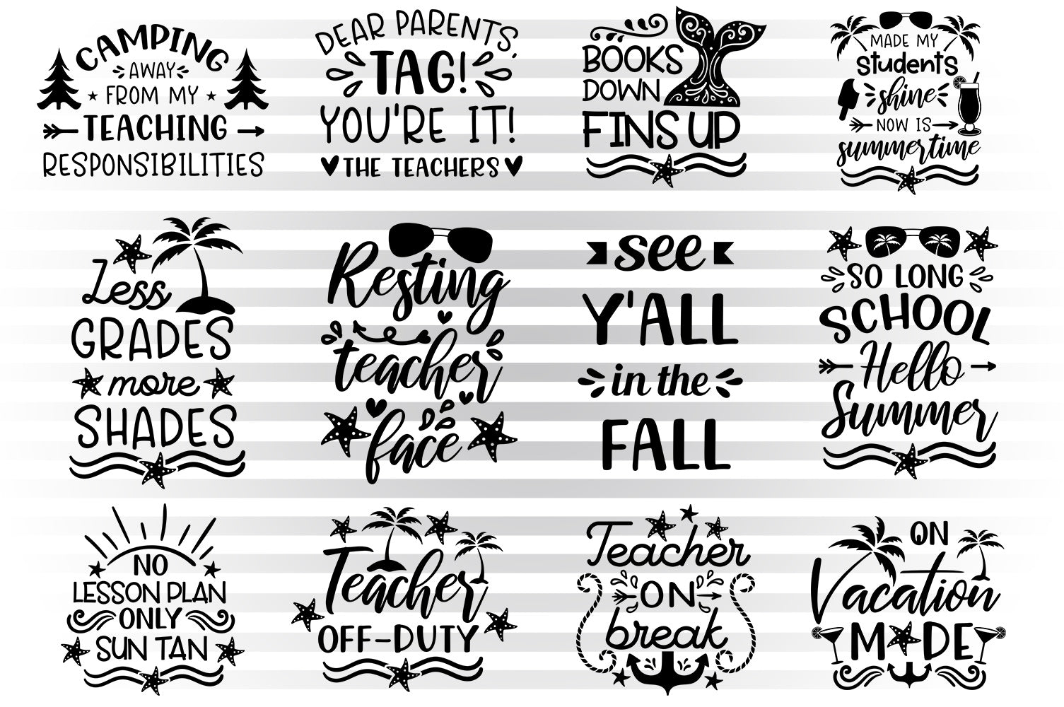 Download Teacher svg bundle, The teachers SVG, teacher vacation svg, funny teac - Illustrator Guru