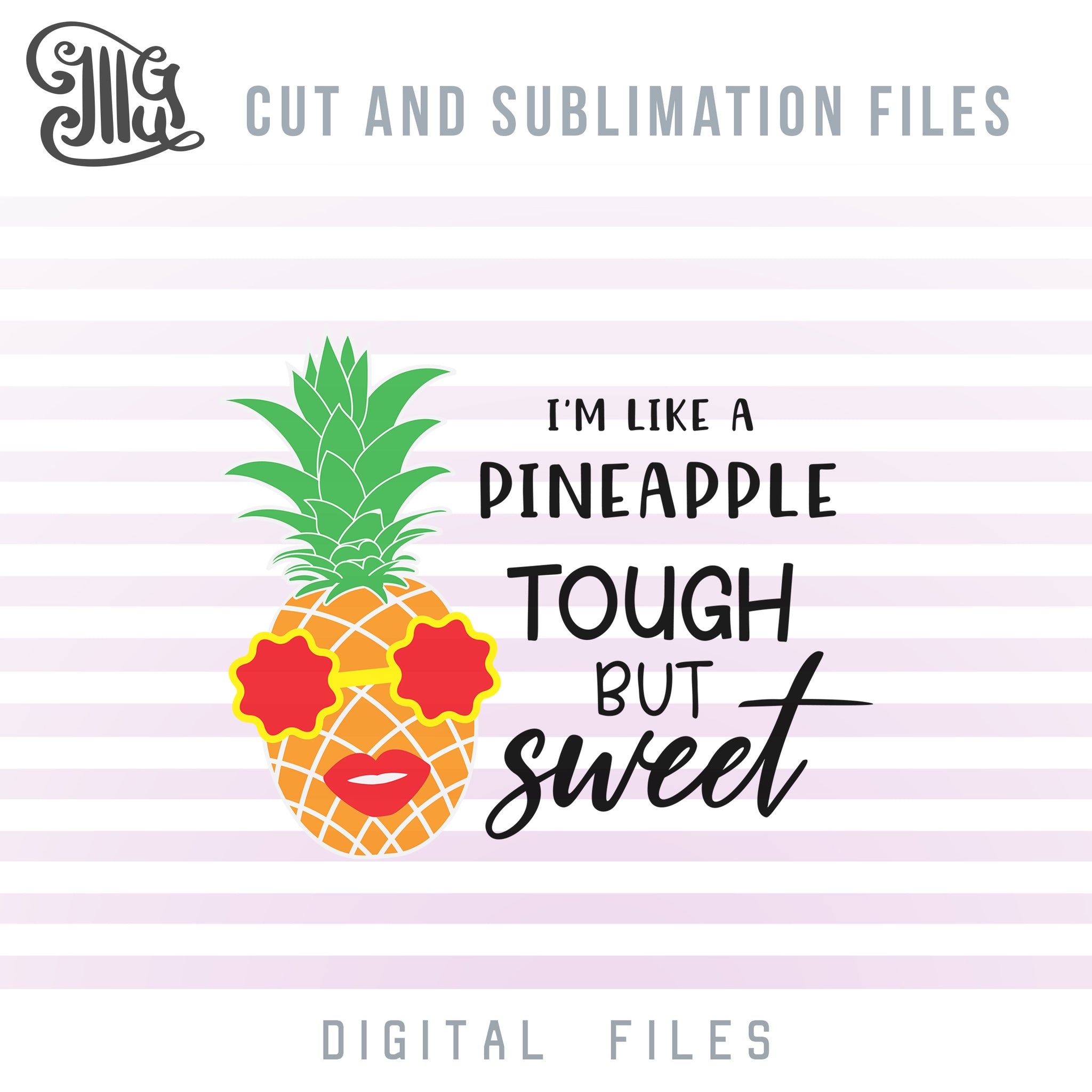 Download Hawaiian Pineapple Clipart Pineapple Svg File Pineapple With Sunglas Illustrator Guru