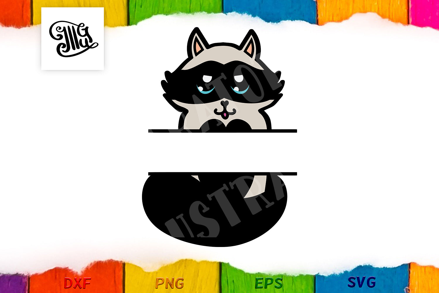 Download Cat mom svg | Cat split monogram svg | Siamese cat svg | Cute cartoon - Illustrator Guru
