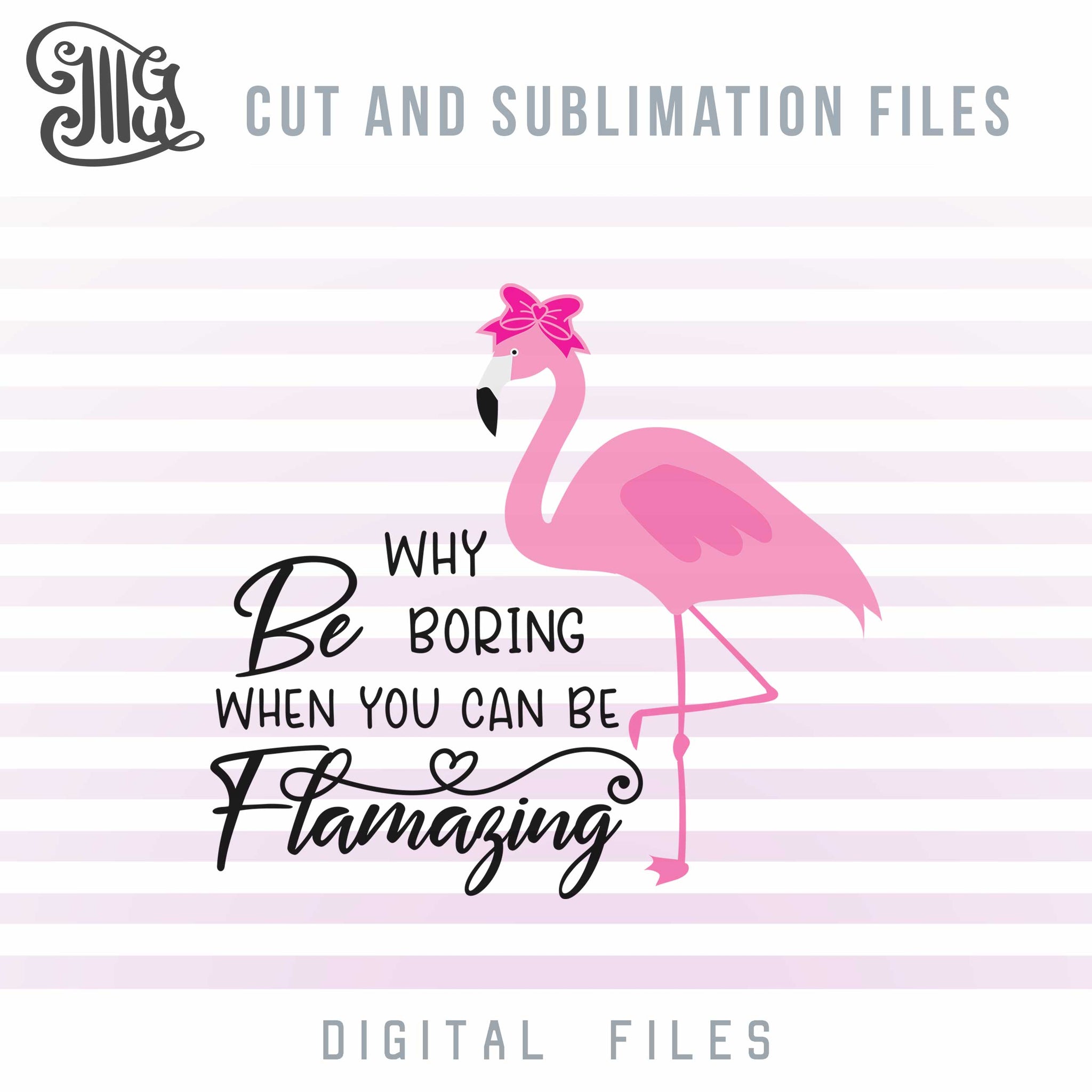 Download Flamingo Svg Cut File Flamingo Clipart Beach Sublimation Girl Shirt Illustrator Guru