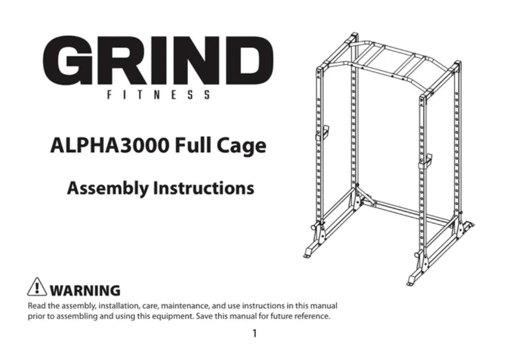 Grind fitness alpha 3000 power rack shop