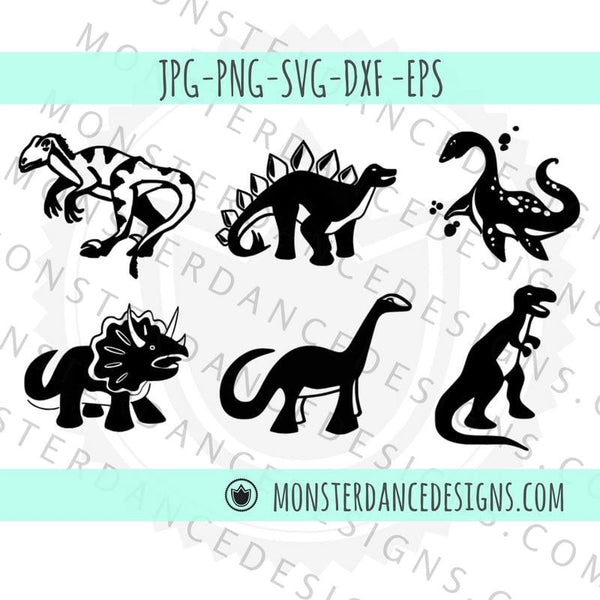 Download Dinosaur SVG Printable Clipart | Digital Cricut Silhouette ...