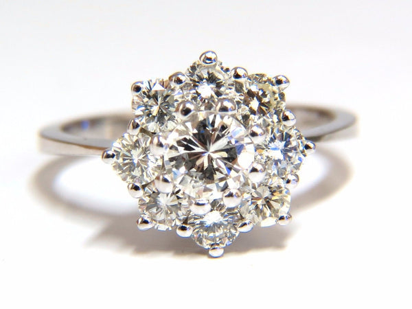 1.40ct diamonds raised cluster ring 14kt – Avis Diamond Galleries