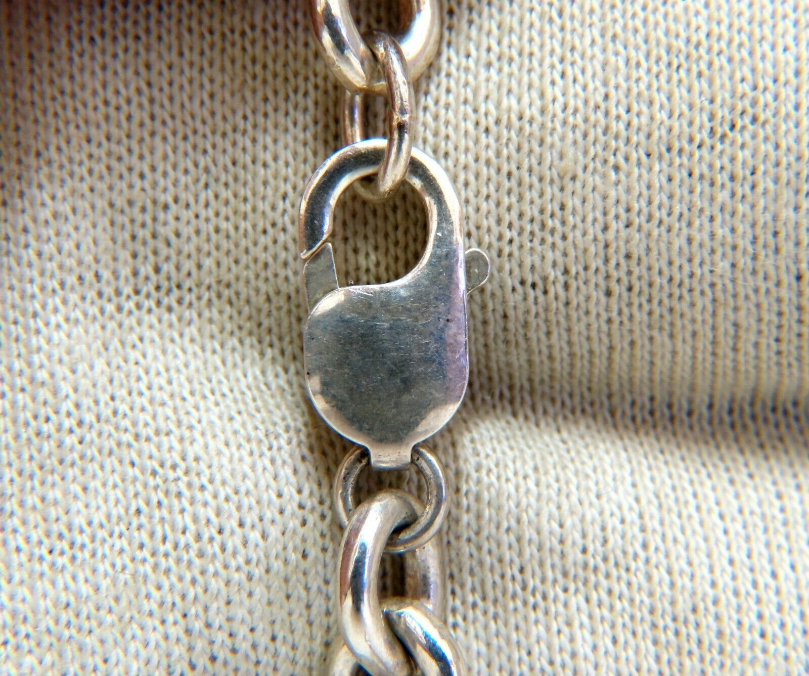 Sterling Silver Toggle Heart Link Bracelet