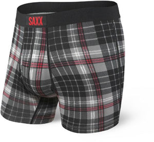 Ultra Men's Boxer Brief - Grey Tartan