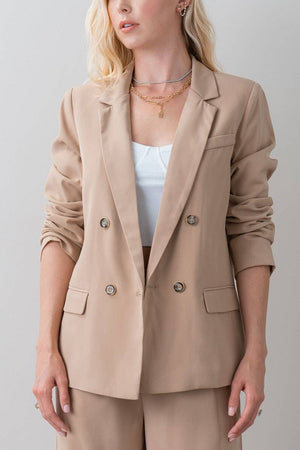 Classic Double Button Blazer