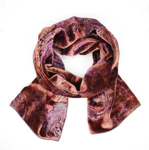 Burnout Velvet Scarf