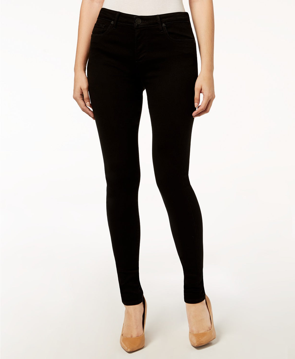 Mia High Waist Skinny - Black