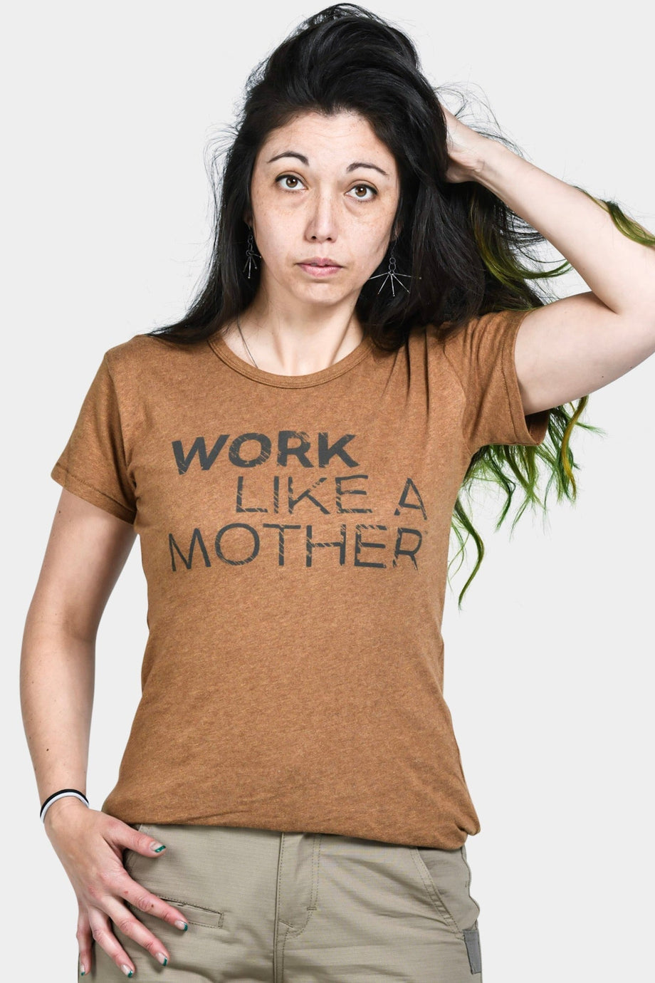 Work Like a Mother Graphic Crew Tee
