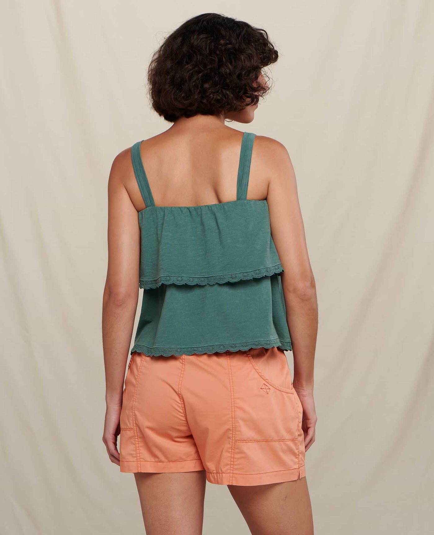 Primo Tiered Eyelette Tank Top