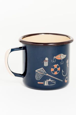 Hooked Enamel CANDLE Mug