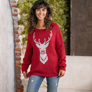 Buck Crew Neck Sweater - SALE