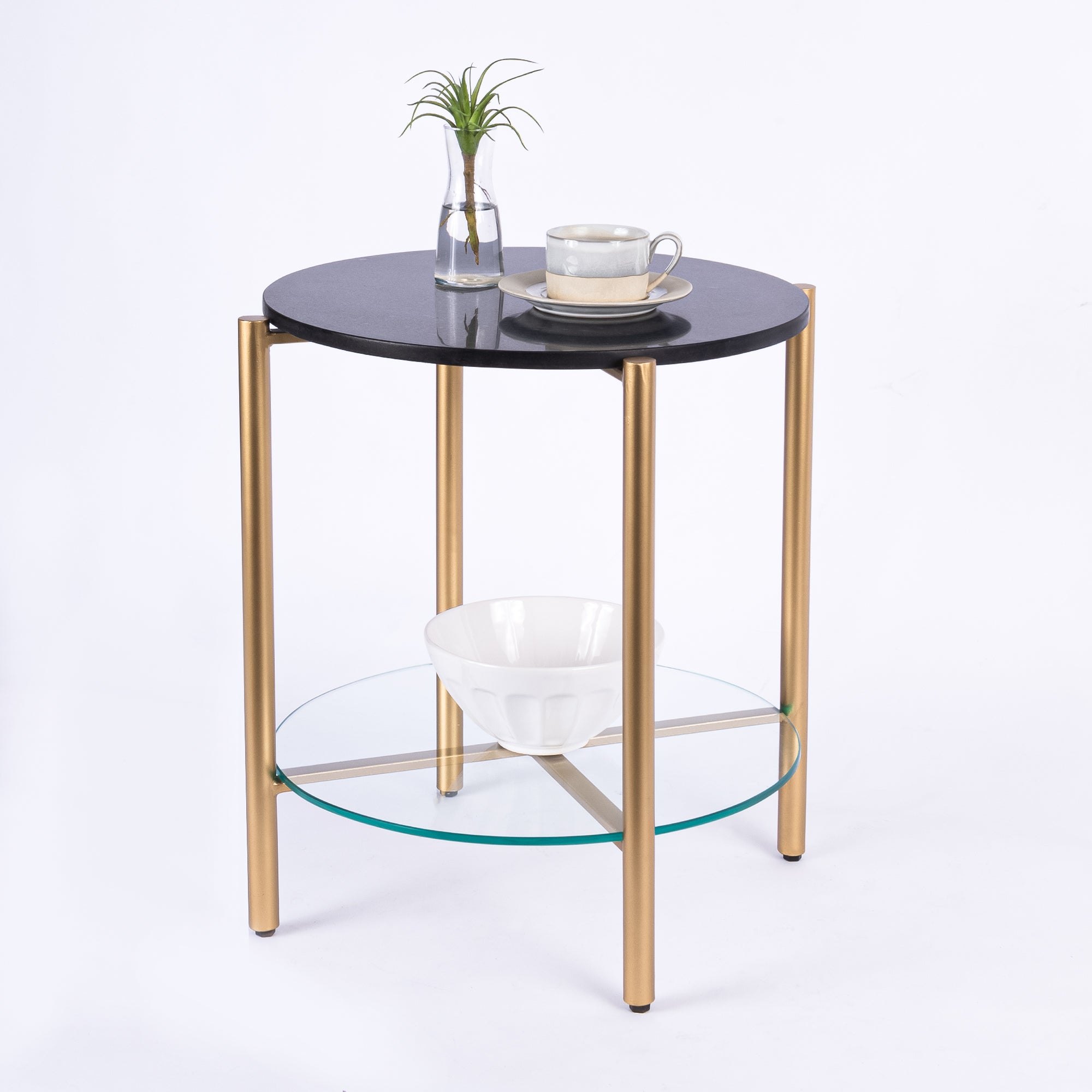 Transitional Gold Base Round 2 Tier Table