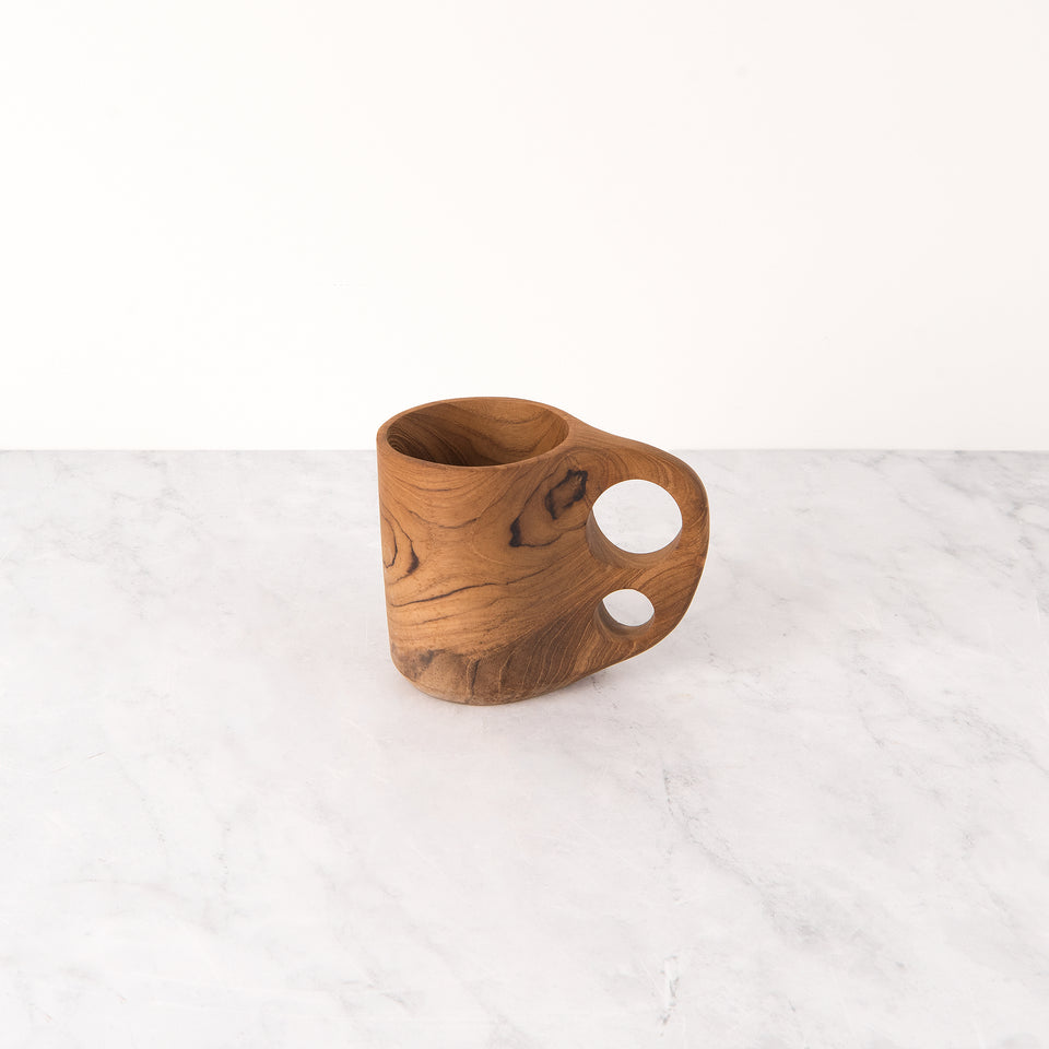 Stoneware Mug with Tea Bag Holder, 3 Colors – Cultural Interiors