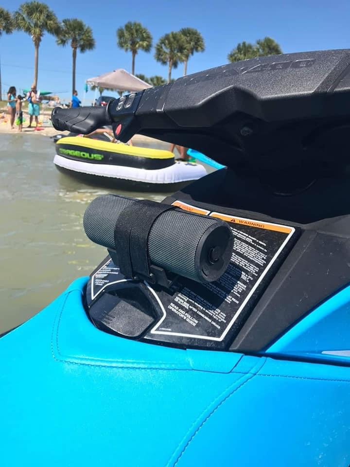 bluetooth speaker mount for jet ski