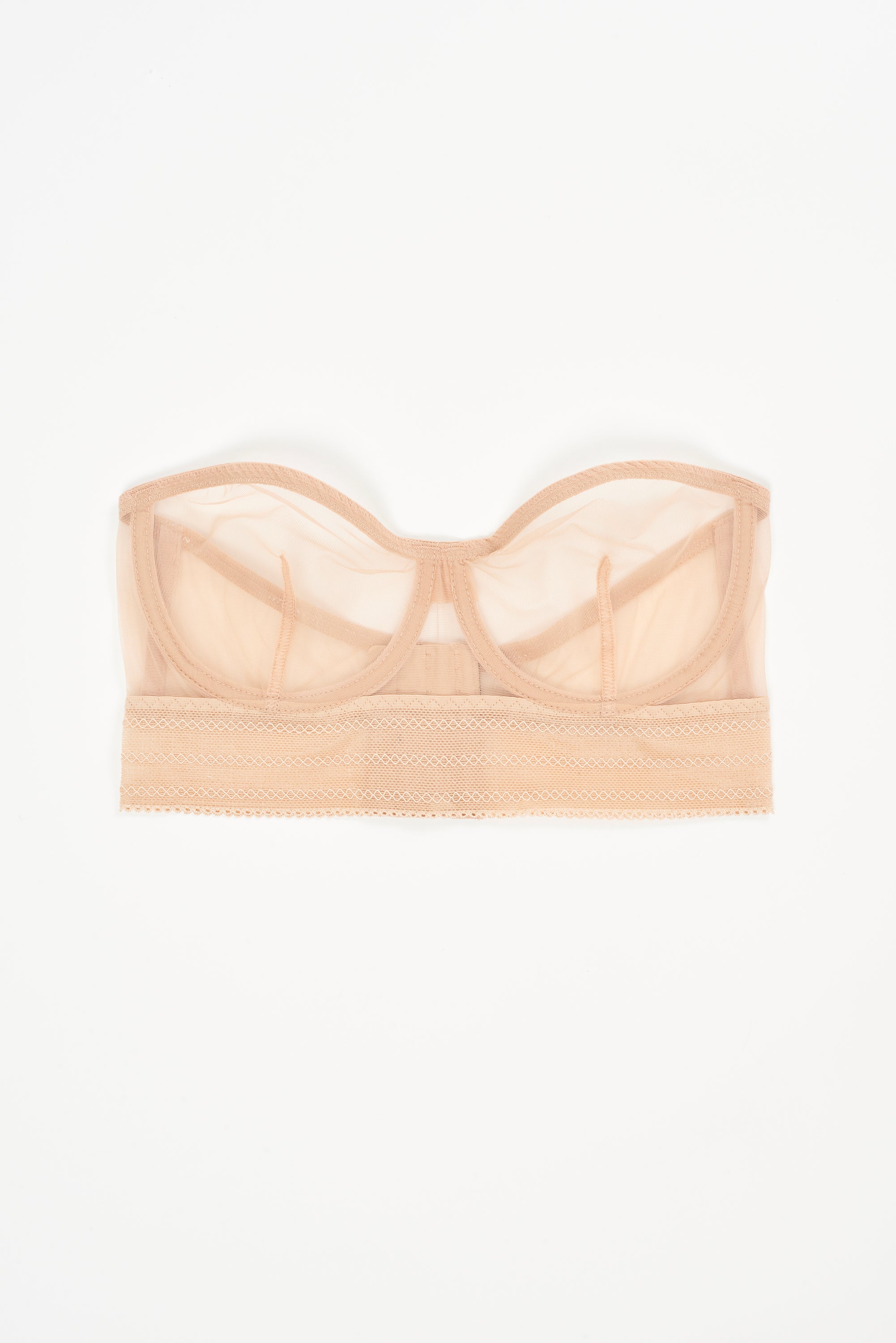 Bare Underwire Strapless Bra | Powder