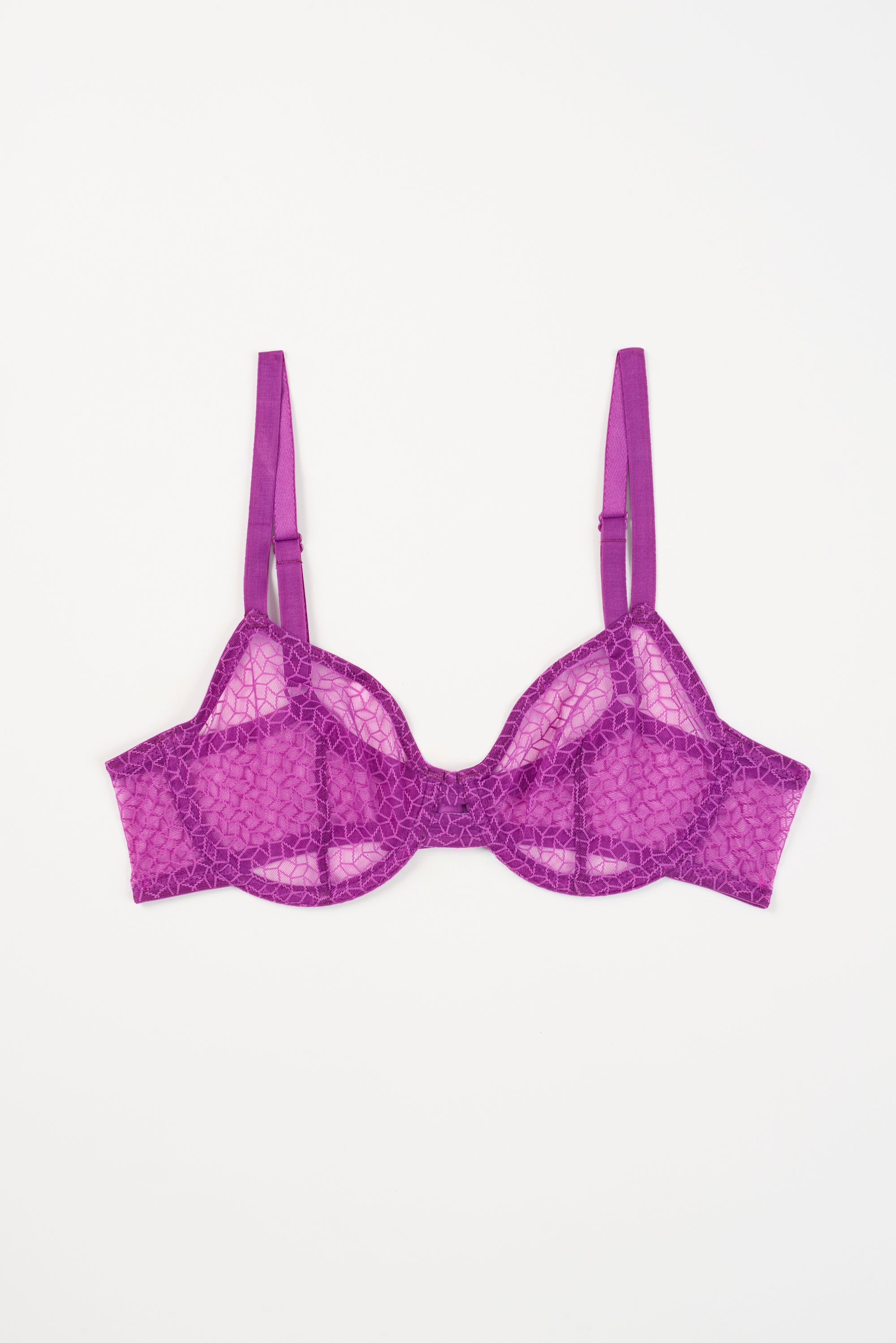 Kaleidoscope Underwire Bra | Berry