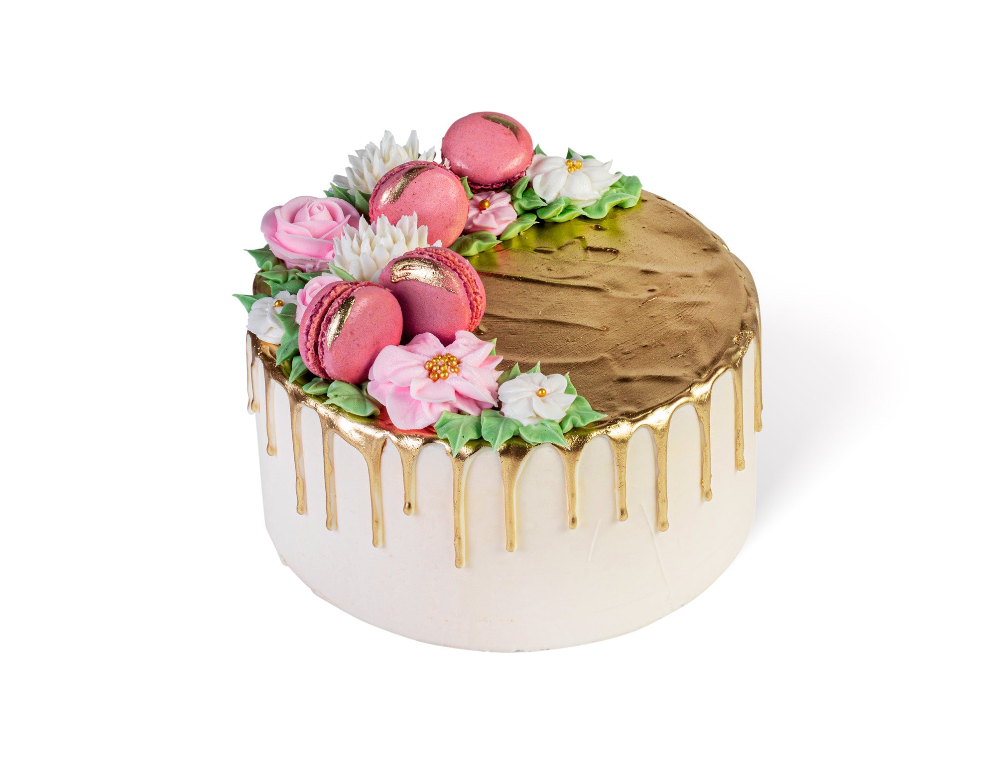 Macaron and Flowers Drip