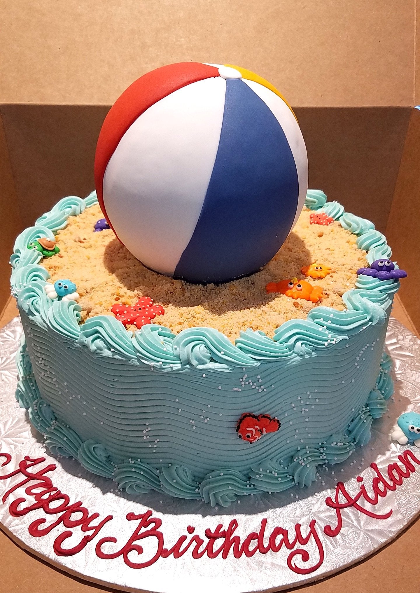 Lombardo Lagniappe: Sand Volleyball Cake