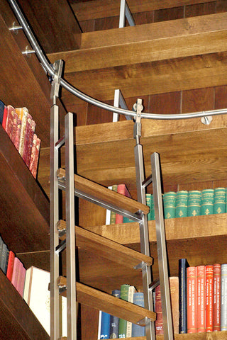 Rolling Ladder Sl 6005 Ak Vario Library Ladder Better