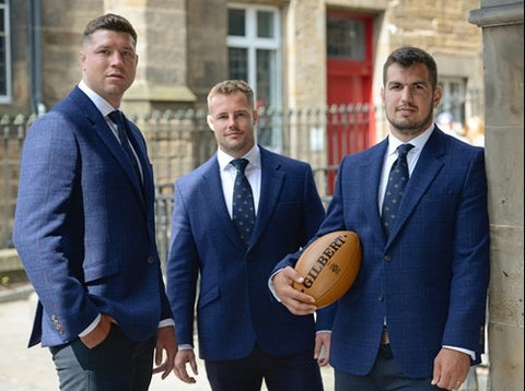 Walker Slater official Scottish Rugby collection in collaboration with Harris Tweed Hebrides