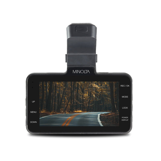 MNCD350X 2-Channel 1080p Dash Camera w/2.7 LCD & Interior Camera — Minolta  Digital