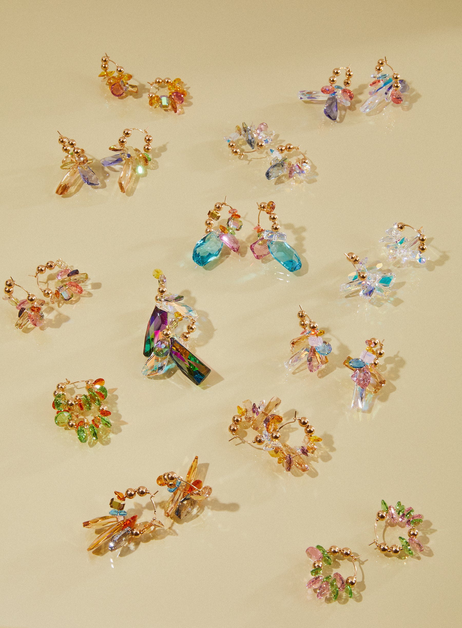 Selection of Garden Collection earrings. Photographed by Andria Lo. 