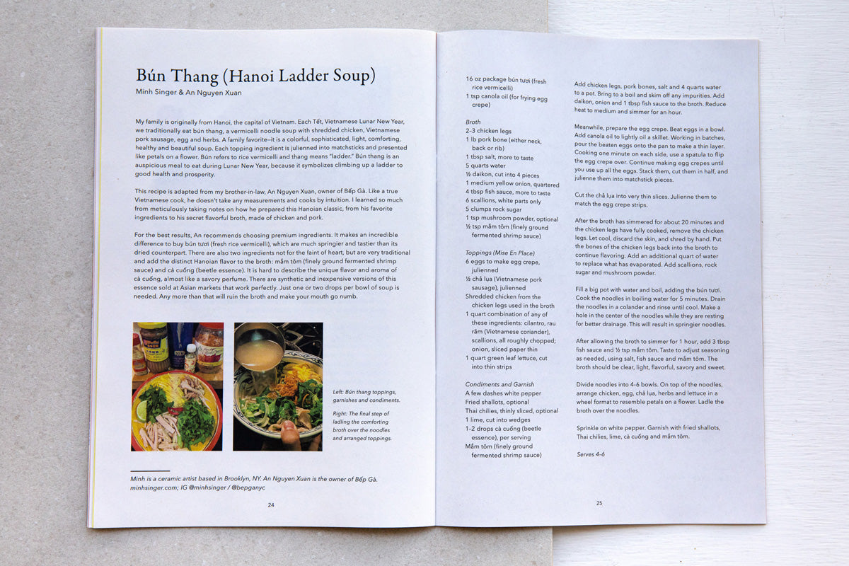 Ăn Tết Zine Interior Pages – Hanoi Ladder Soup