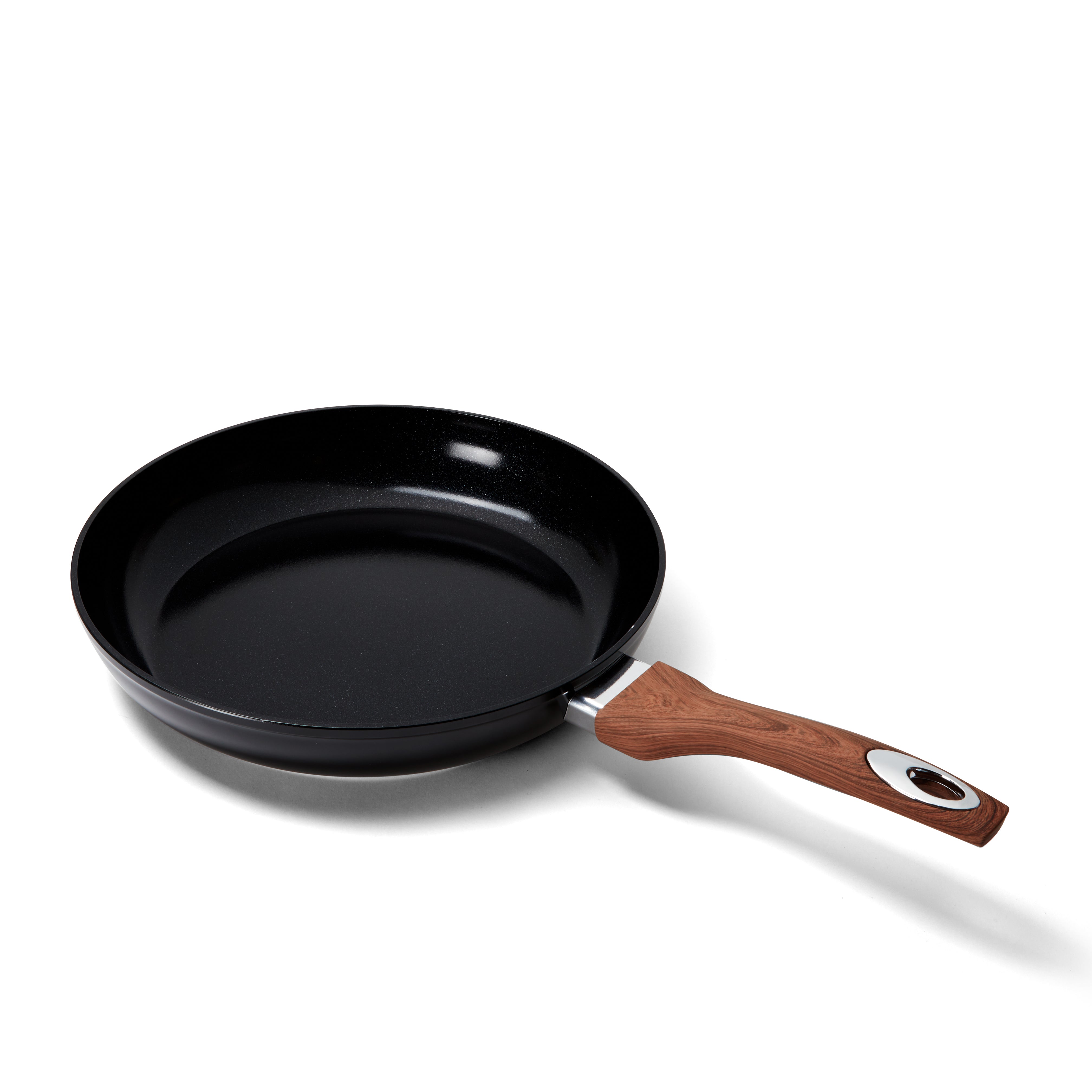 Phantom Chef 8 Inch & 11 Inch Frypan with Wood Handle and Aluminum
