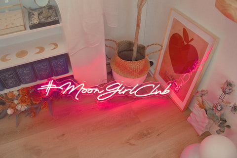 Moongirl Club Neon Sign