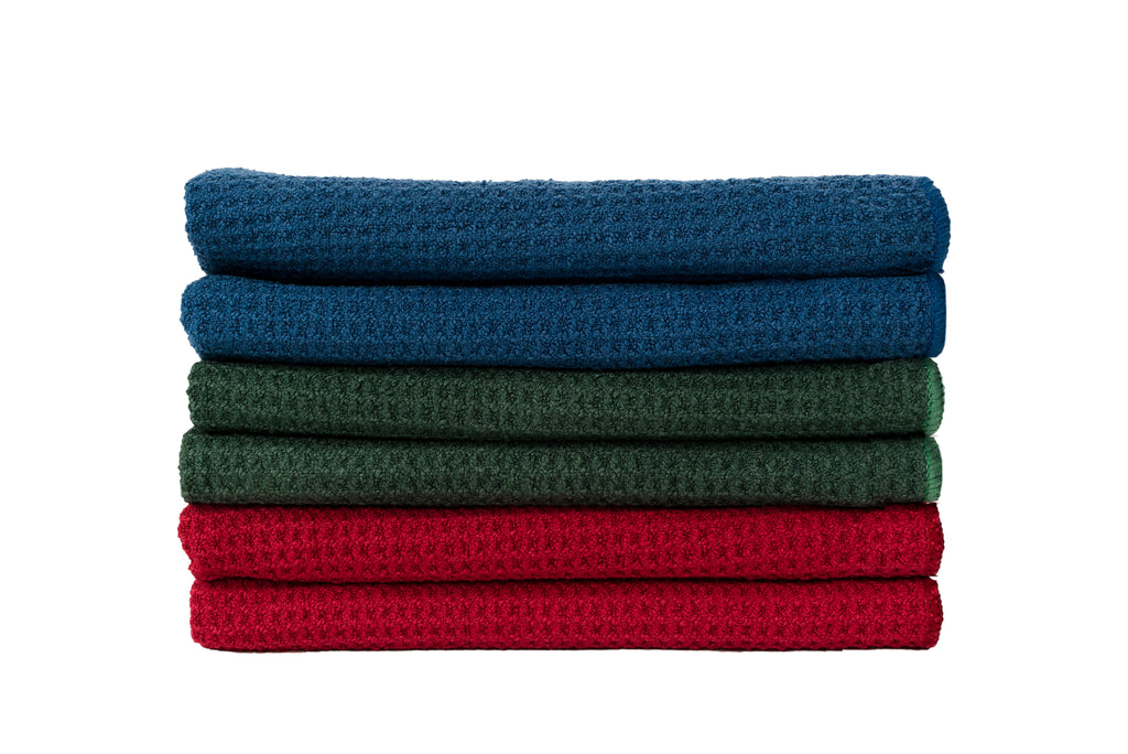 12 Pack Microfiber Kitchen Towels 16 x 28 in. – Polyte