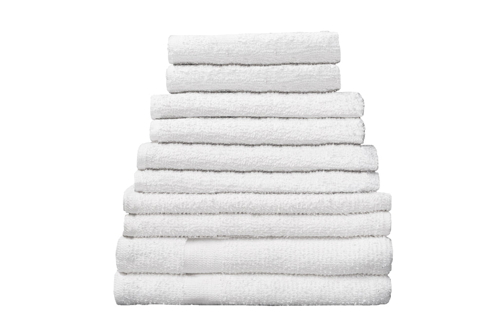 White Shop Towels, 14 in. x 13 in., 50-Pack