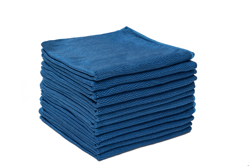 OptiPlus 16 x 16 Microfiber Terry Towels Treated with Silvadur 930  Antimicrobial - Grey