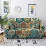Mandala Sofa Slipcovers Elastic Sofa Covers for Living Room Couch Cover Stretch Sectional Corner Sofa Covers 1/2/3/4 Seaters