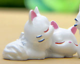 1Pcs Resin Kiki's Delivery Service Cat Figurines With White Kittens Gigi Miniatures - Dealfactor Canada