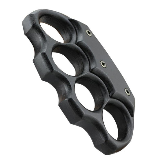 Black 440 stainless steel ace of spades brass knuckles