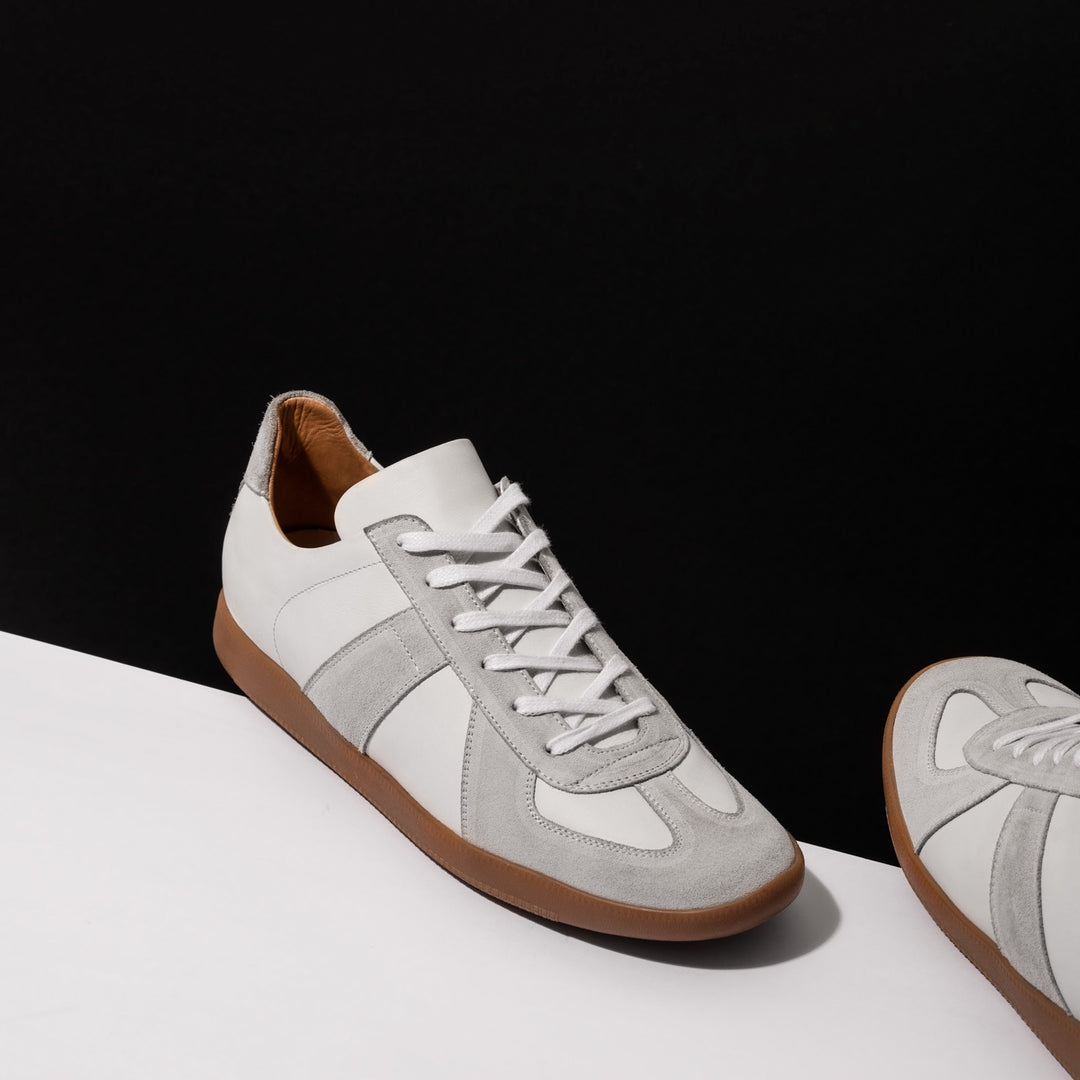 Morgen Trainers - Leather/Suede - Gum Sole