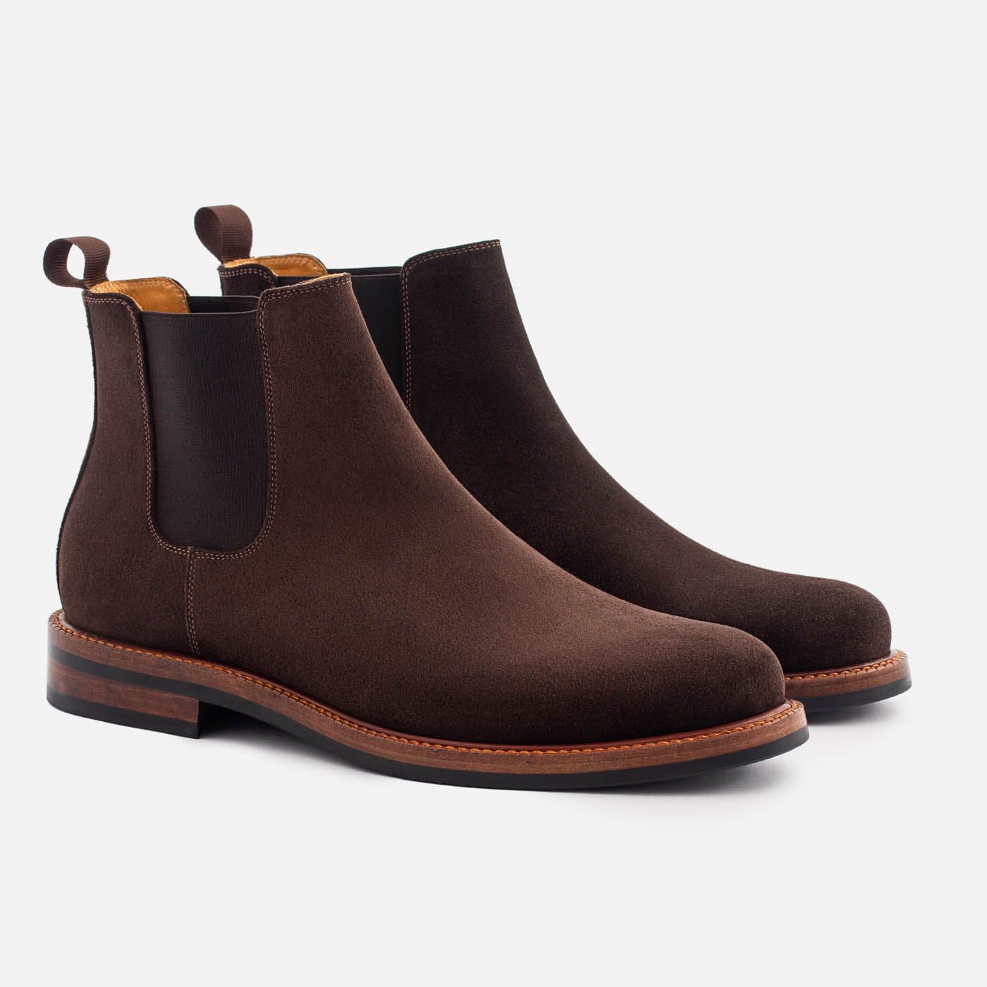 chelsea boots suede tan