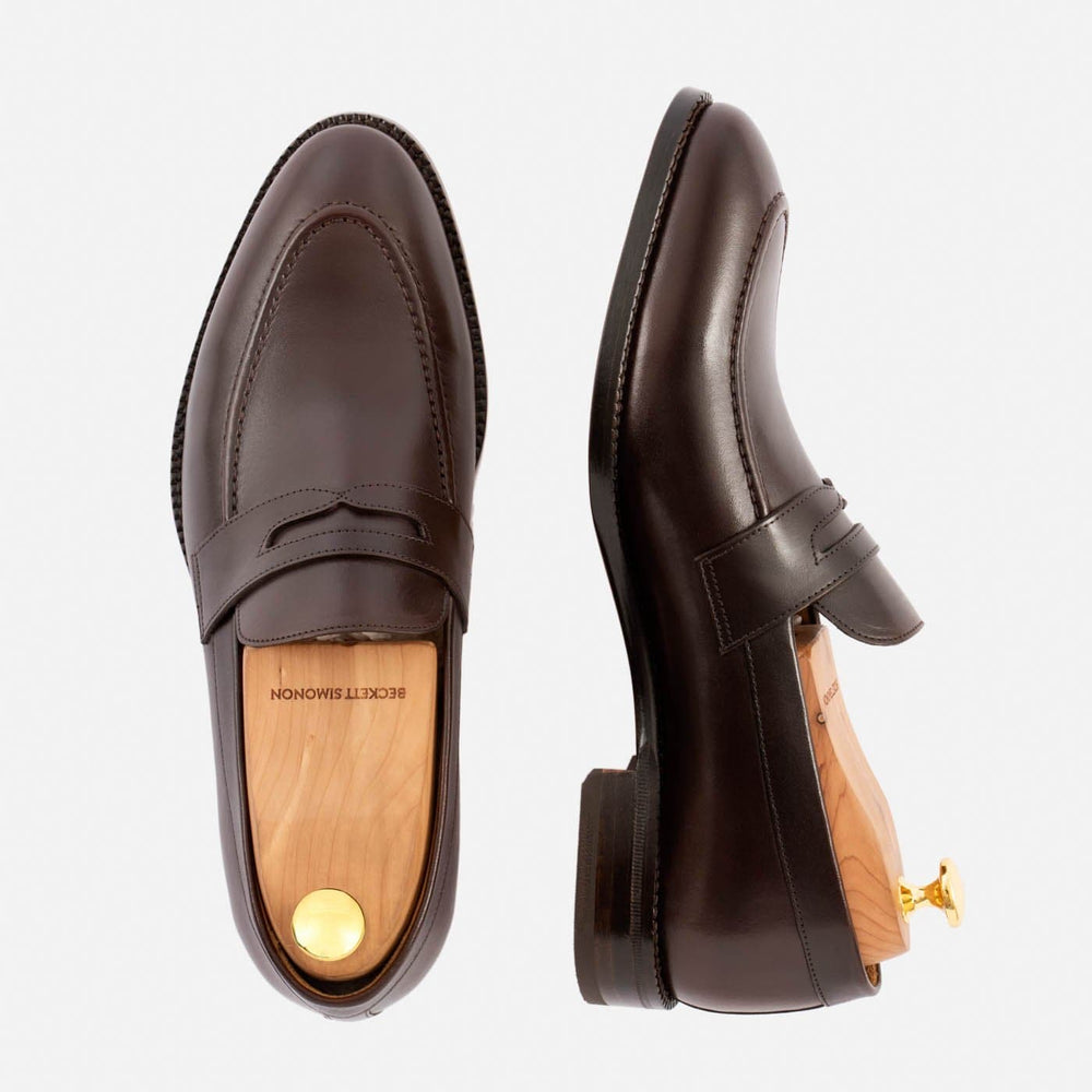 tan color loafers