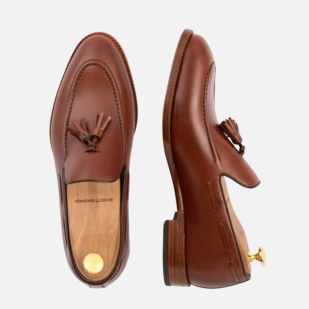 slip on tassel loafers