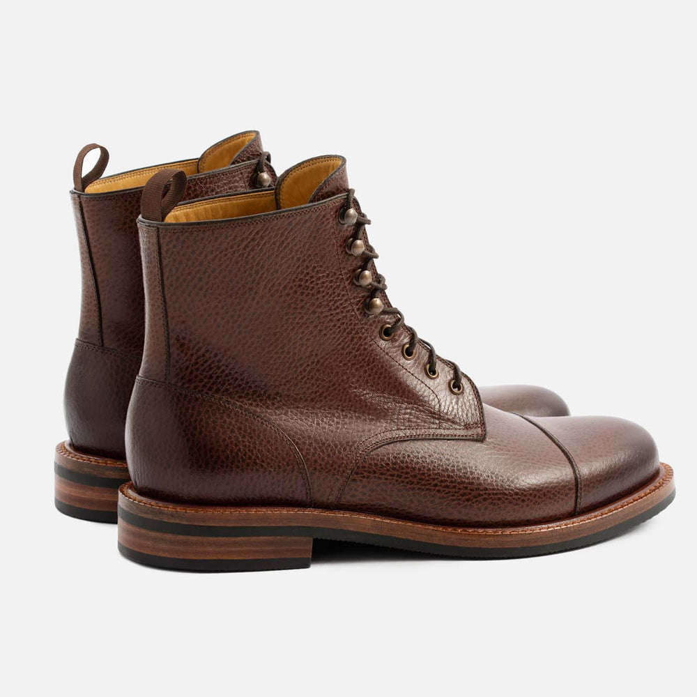 Dowler Boots - Pebbled Leather – Beckett Simonon
