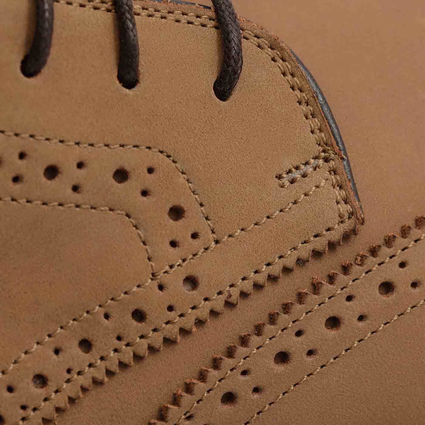 Nolan Brogue Boots - Nubuck Leather