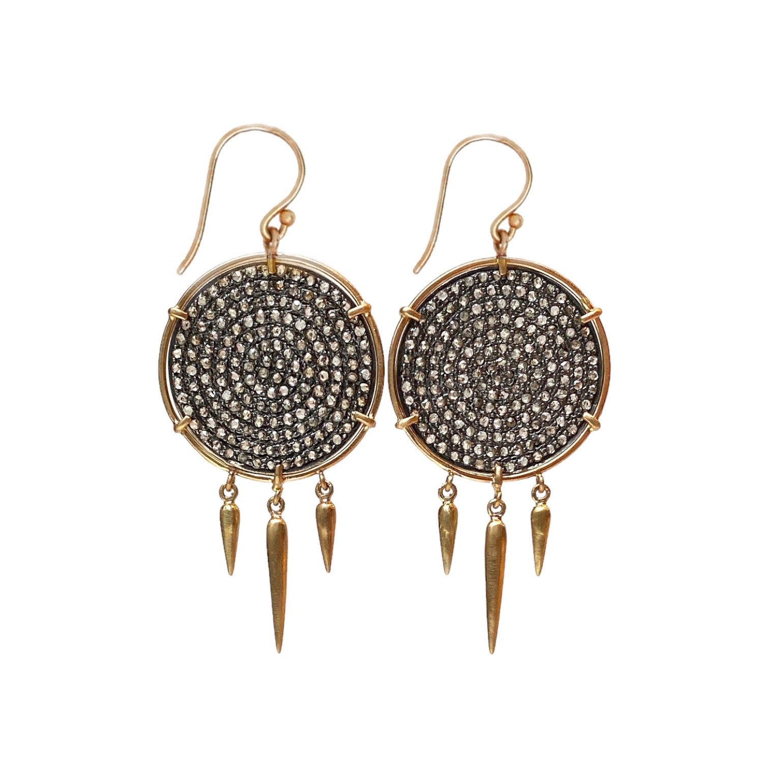 De Vera Disc Earrings