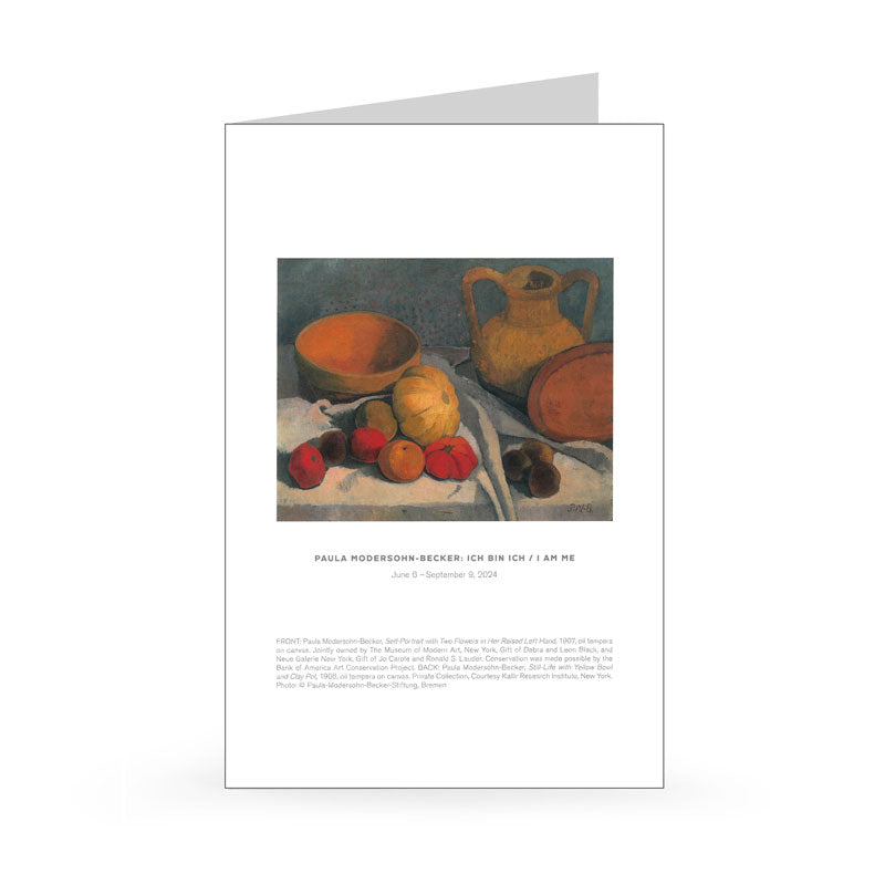 Paula Modersohn-Becker: Ich bin Ich / I am Me Exhibition Notecard [Single Card]