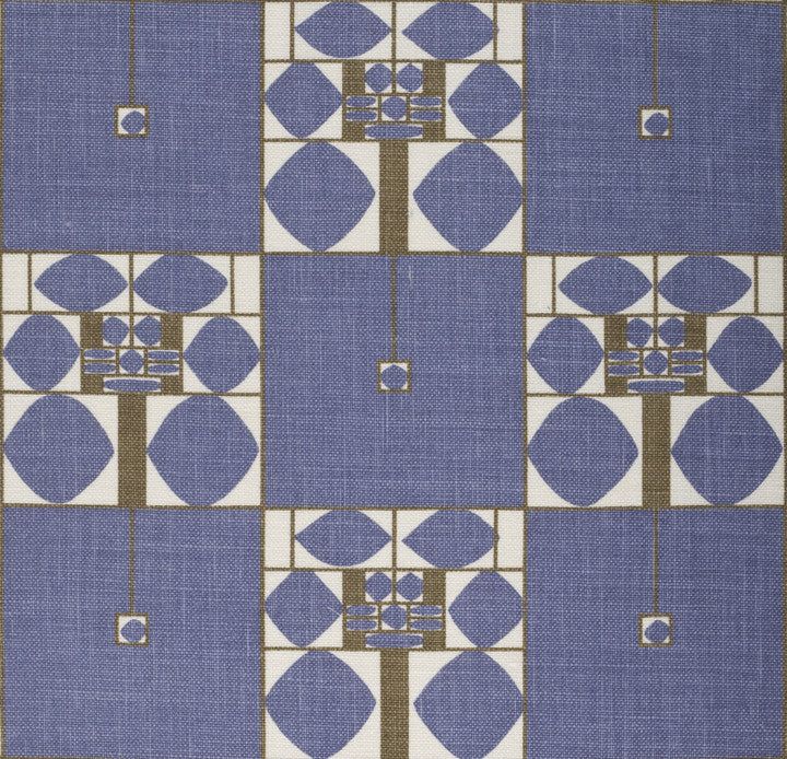 BEEHIVE, 100% linen. Josef Hoffmann 1907 textile design 